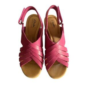 Clarks Giselle Glow Wedge Sandal 9